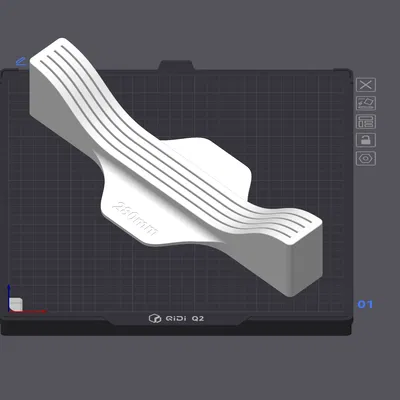 Giá Đỡ Tấm Build Plate 280mm Dành Cho QiDi Q2