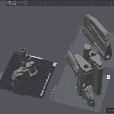 Súng Trường Chiến Đấu Halo 4 (Cắt Để In)