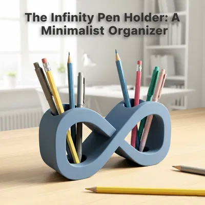 Hộp Đựng Bút Vô Cực: Vật Dụng Tổ Chức Tối Giản