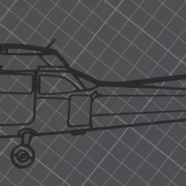 Nghệ Thuật Treo Tường Hình Bóng Skyhawk 172