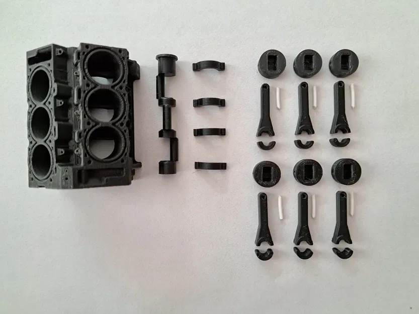 Động Cơ V6 60° Mini Hoạt Động - Lắp Ráp Thực Tế - Image 4