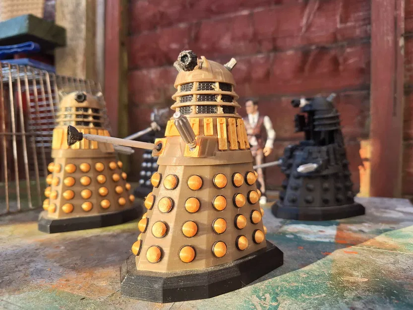 Mô hình Doctor Who Dalek - Bộ kit nhân vật tỉ lệ 5.5' chính xác - Image 1