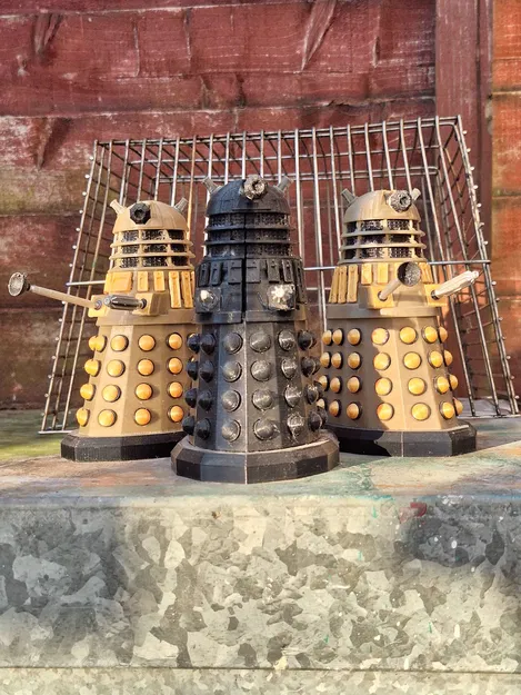 Mô hình Doctor Who Dalek - Bộ kit nhân vật tỉ lệ 5.5' chính xác - Image 3