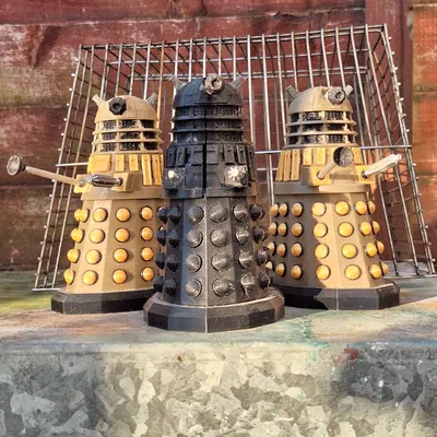 Mô hình Doctor Who Dalek - Bộ kit nhân vật tỉ lệ 5.5' chính xác