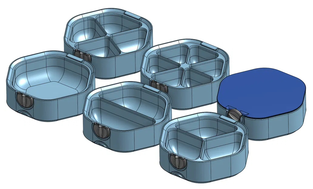 Hộp Đựng Linh Kiện Dự Án Xếp Chồng Có Khóa - Image 5