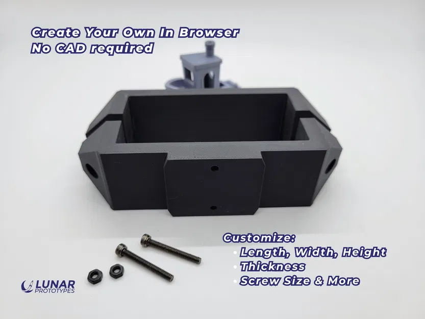 Bộ Gá Gắn Trụ Vuông Tùy Chỉnh - Image 1