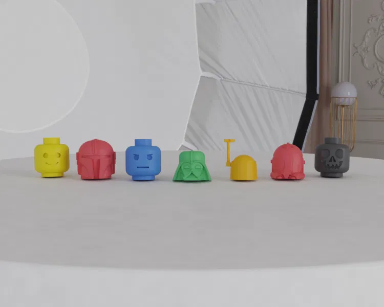 Nắp Van Xe Đạp Brick Galaxy (Cảm Hứng Star Wars) - Image 1