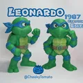 Leonardo - Mô hình để bàn TMNT 1987 DeskBuddy - Thumbnail 1