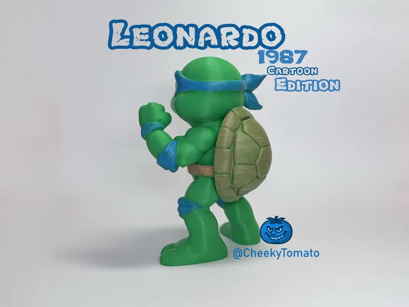 Leonardo - Mô hình để bàn TMNT 1987 DeskBuddy - Image 2