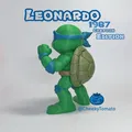 Leonardo - Mô hình để bàn TMNT 1987 DeskBuddy - Thumbnail 2
