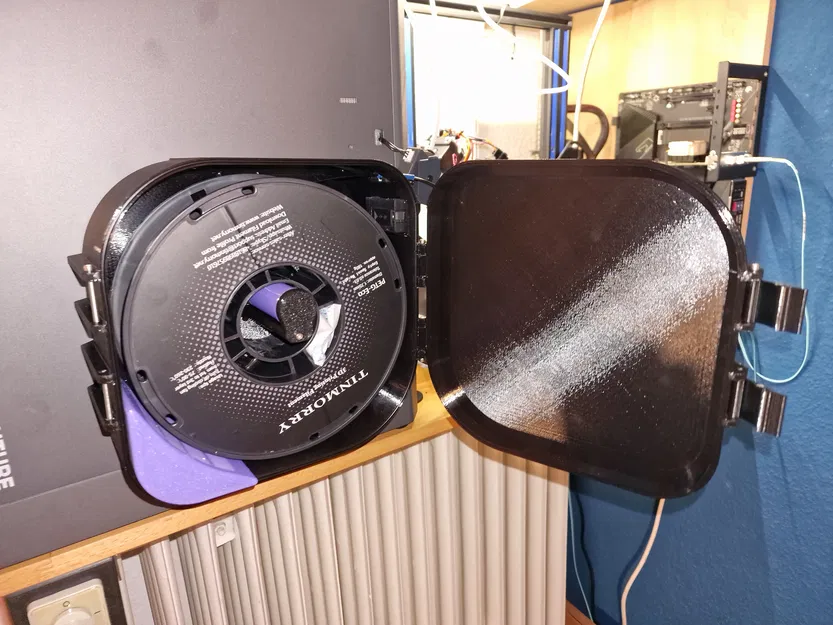 Hộp đựng Filament gắn hông cho Elegoo Centauri Carbon dùng giải pháp gắn gốc - Image 1