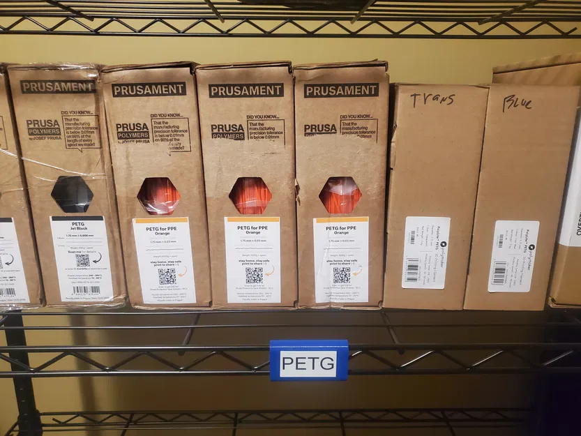 Kẹp Nhãn Cho Kệ Dây "1" - Image 1