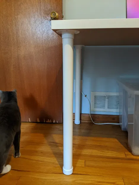 Giá Đỡ Chân Bàn IKEA Linnmon Bằng Ống PVC 1.5 inch - Image 2