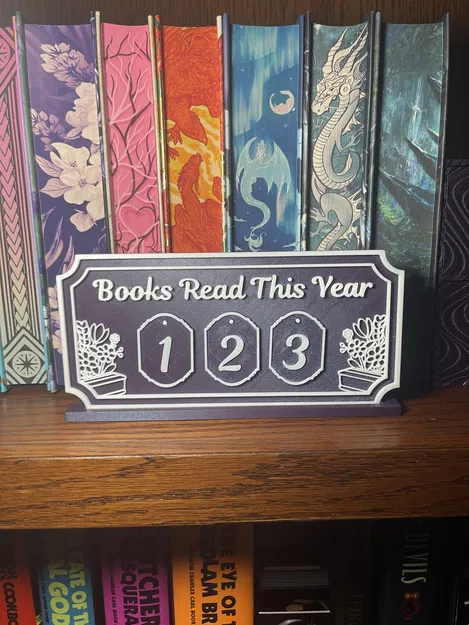 Bộ Đếm Số Sách Đọc Trong Năm - Image 1