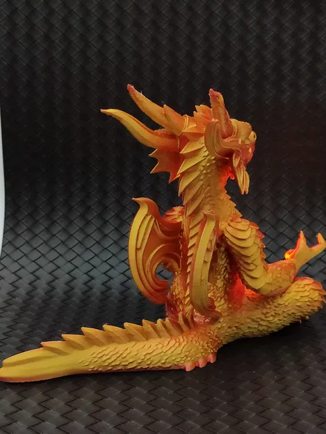 Rồng Thiền Định - Chân Nến LED - Image 4