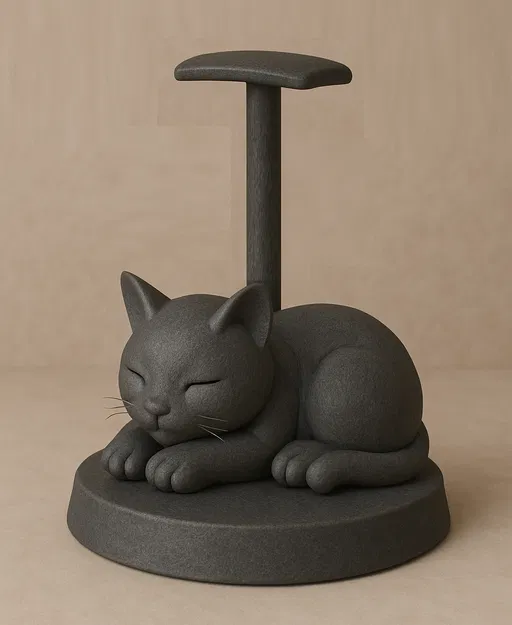 Chân Đế Tai Nghe Hình Mèo Mơ Màng - Image 1