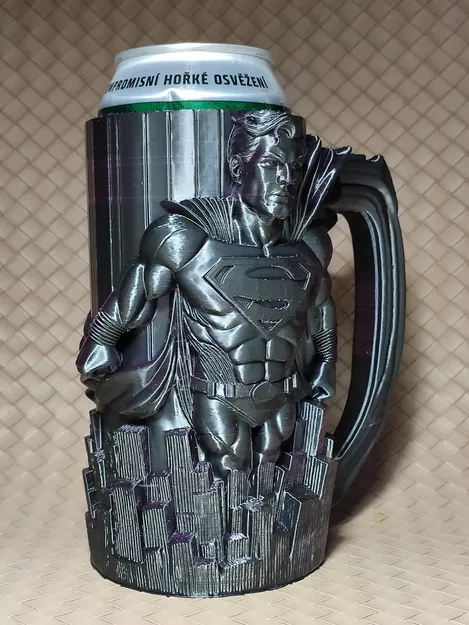 Chai/Lon Đựng Nước Giải Khát Kiểu Superman - Image 2