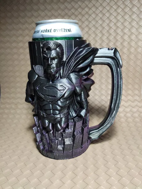 Chai/Lon Đựng Nước Giải Khát Kiểu Superman - Image 9