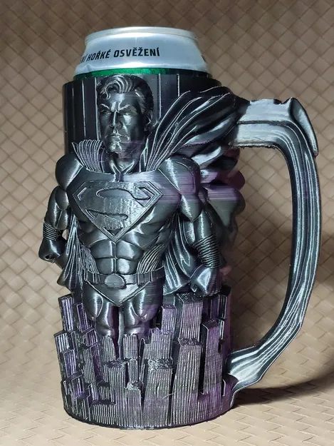 Chai/Lon Đựng Nước Giải Khát Kiểu Superman - Image 12