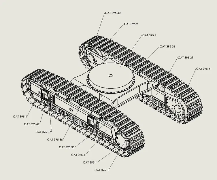 Mô hình máy xúc CAT 395 - Image 11