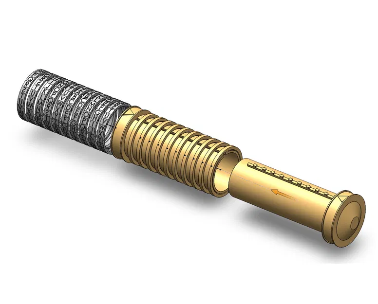 Hộp Bút Chì Kết Hợp Khóa Số Xoay - Image 3