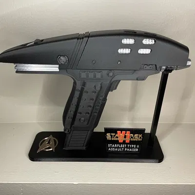 Đế Trưng Bày Cho Súng Assault Phaser của Voxel3