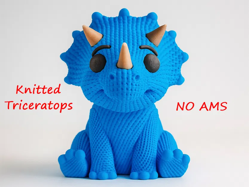 Khủng Long Triceratops Đan - Không AMS - Động Vật Dễ Thương - Image 1