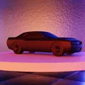 Mô Hình Xe Dodge Challenger Hellcat - Xe Cơ Bắp Mỹ - Thumbnail 1