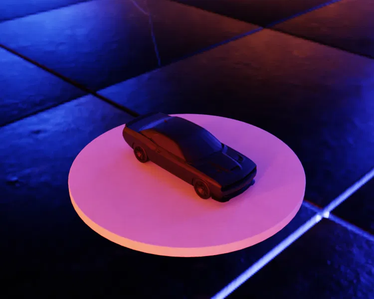 Mô Hình Xe Dodge Challenger Hellcat - Xe Cơ Bắp Mỹ - Image 2