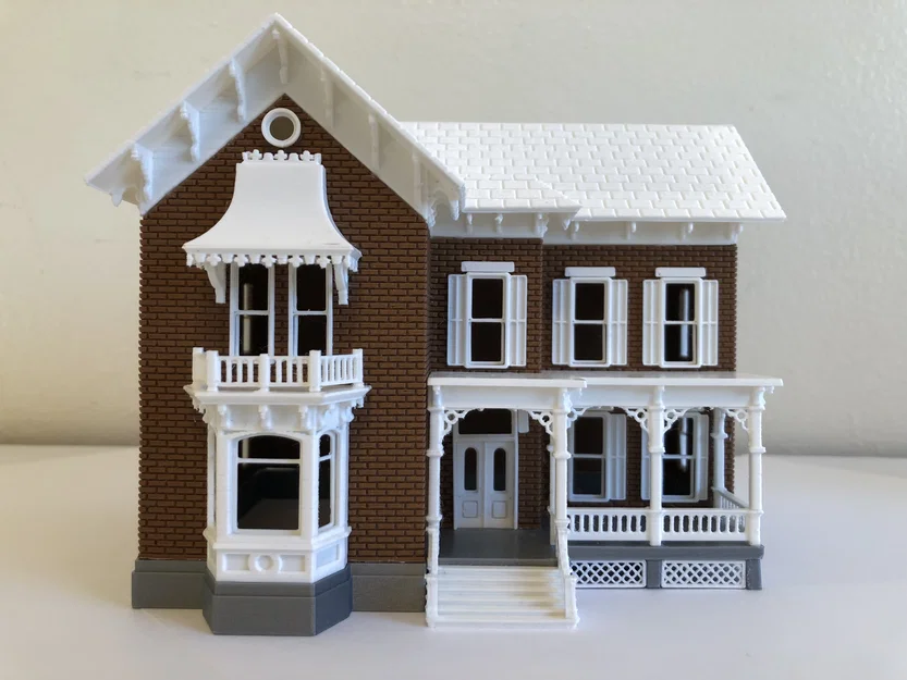 Mô hình nhà Victorian Tỷ lệ HO - Image 1