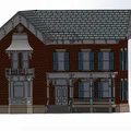 Mô hình nhà Victorian Tỷ lệ HO - Thumbnail 2