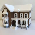 Mô hình nhà Victorian Tỷ lệ HO - Thumbnail 3