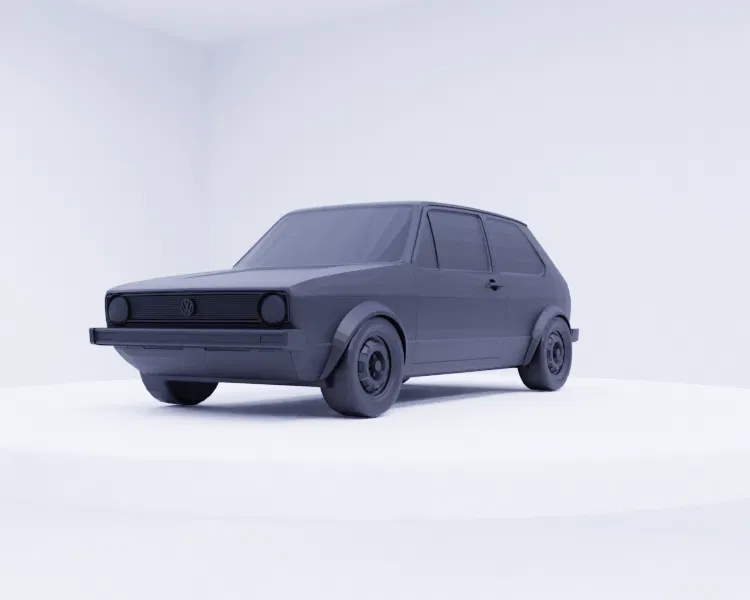 Volkswagen Golf Mk1 - Mẫu Hatchback Châu Âu Cổ Điển - Image 1