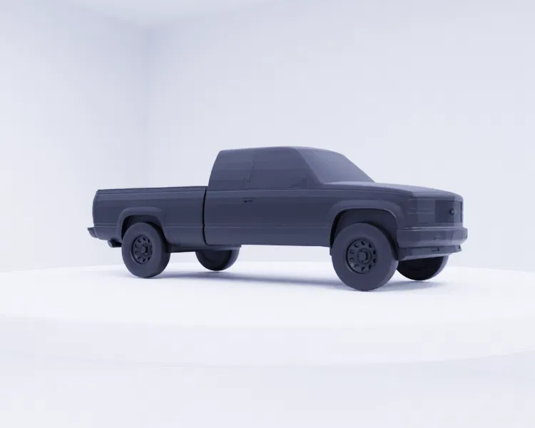 Xe Tải Chevrolet Silverado - Mẫu Xe Tải Cổ Điển Kiểu Mỹ - Image 1