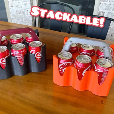 Giá đỡ lon xếp chồng 6 lon