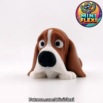 Mini Flexi Basset - Mô Hình Khớp Nối Không Cần Hỗ Trợ