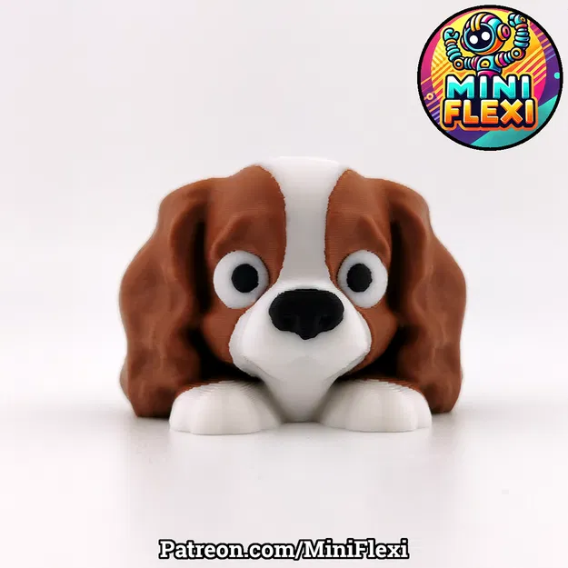 Mô Hình Chó King Charles Spaniel Mini Flexi Nhỏ - Image 1