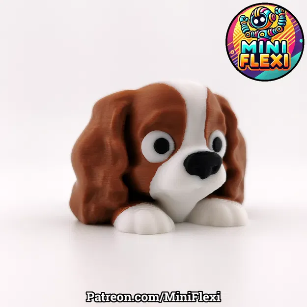 Mô Hình Chó King Charles Spaniel Mini Flexi Nhỏ - Image 2