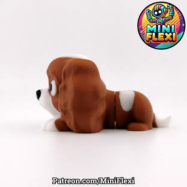 Mô Hình Chó King Charles Spaniel Mini Flexi Nhỏ - Image 4
