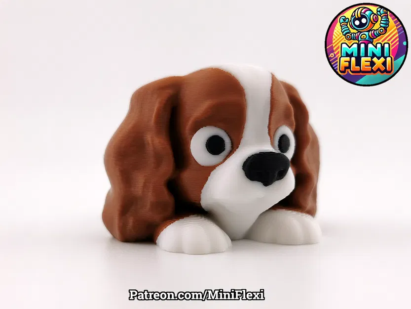 Mô Hình Chó King Charles Spaniel Mini Flexi Nhỏ - Image 5