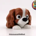 Mô Hình Chó King Charles Spaniel Mini Flexi Nhỏ - Thumbnail 5