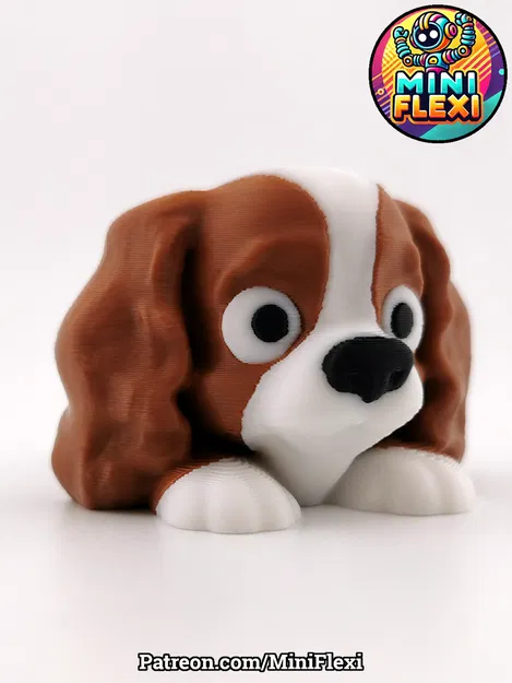 Mô Hình Chó King Charles Spaniel Mini Flexi Nhỏ - Image 6