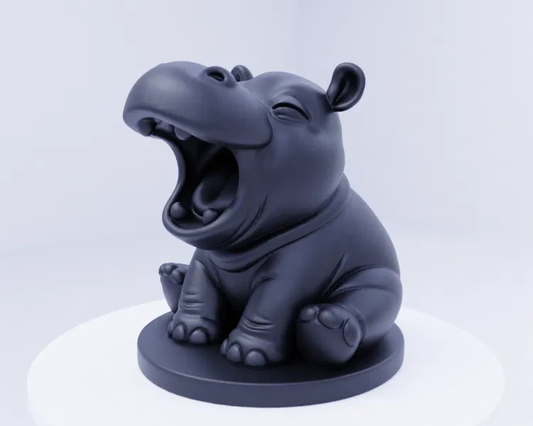 Chú Hà Mã Ngáp Dễ Thương - Gã Khổng Lồ Sông Nước Đáng Yêu - Image 7