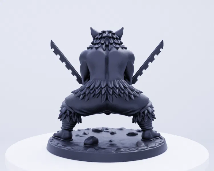 Inosuke Hashibira - Tư Thế Song Kiếm Hành Động - Image 6