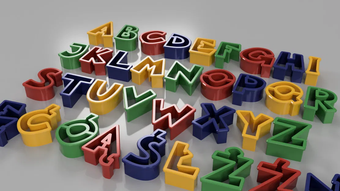 Khuôn Cắt Bánh Quy Chữ Cái (Bảng Chữ Cái Kèm Ký Tự Đặc Biệt Tiếng Ba Lan) - Image 1