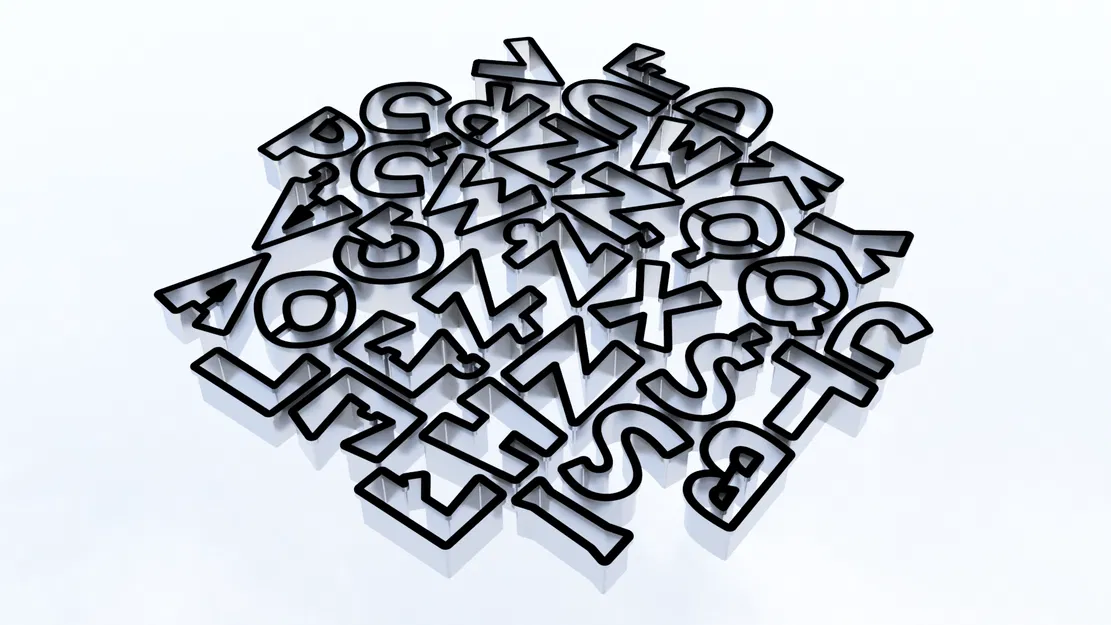 Khuôn Cắt Bánh Quy Chữ Cái (Bảng Chữ Cái Kèm Ký Tự Đặc Biệt Tiếng Ba Lan) - Image 3