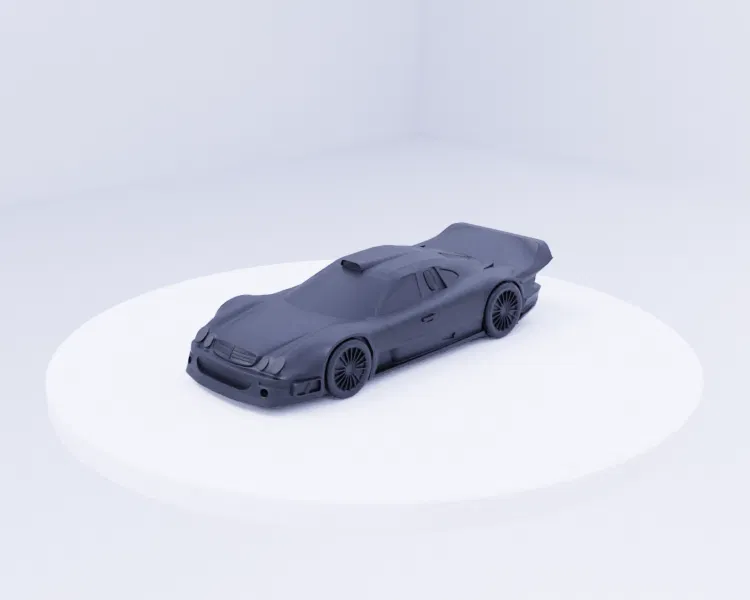 Mô Hình Xe Đua Mercedes CLK GTR Huyền Thoại - Image 9