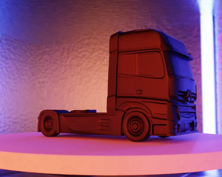 Mô hình Xe tải Mercedes-Benz Actros Hạng Nặng Hiện Đại - Image 1