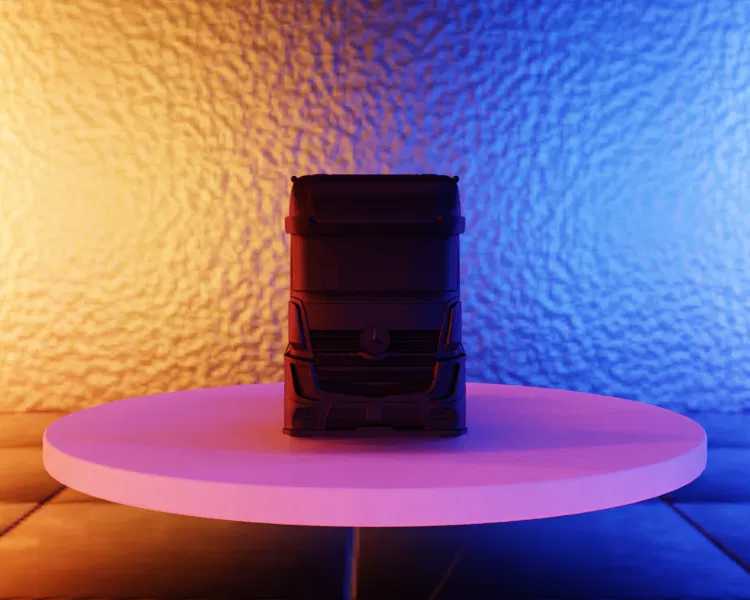 Mô hình Xe tải Mercedes-Benz Actros Hạng Nặng Hiện Đại - Image 4