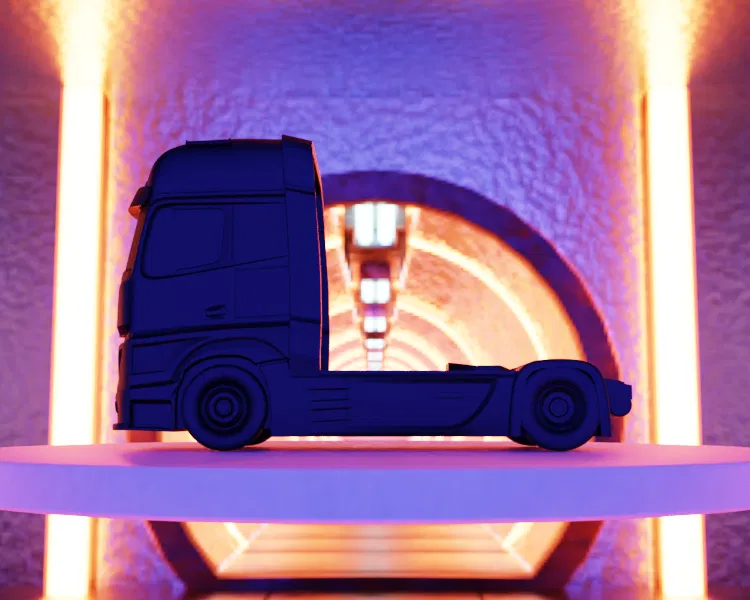 Mô hình Xe tải Mercedes-Benz Actros Hạng Nặng Hiện Đại - Image 6